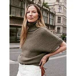 Weekendaanbieding Lana Grossa trui met hoge col breien van Cool Wool (Classici 23, m8)