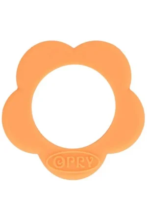 Actieprijs SILICONEN BIJTRING BLOEM 40MM 704 0ranje