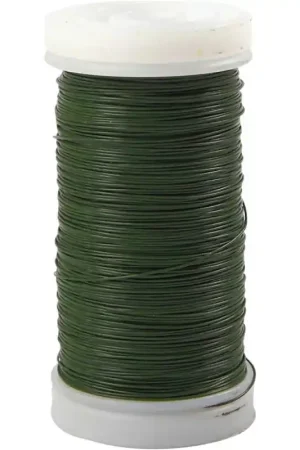Bloemendraad51728160 m/ 1 rol, dikte 0,31 mm, 100 gr, groen Beperkt Aanbod