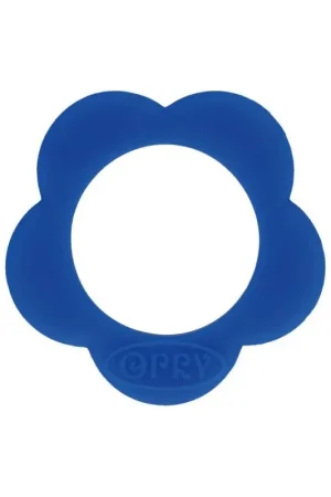 Meest Verkocht SILICONEN BIJTRING BLOEM 40MM 215 blauw