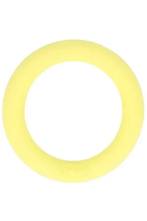 Beste Prijs SILICONEN BIJTRING ROND 55MM 638 geel