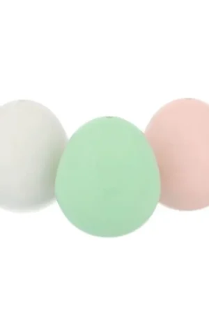 Voordeelprijs WOBBLE BALL 65X80MM wit (tuimelaar)