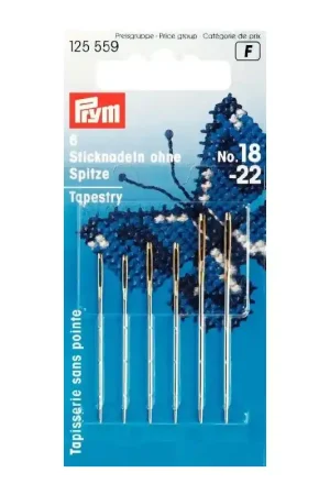 Aanbieding PRYM BORDUURNAALDEN ZONDER PUNT AST. NR.18-22 ZILV.
