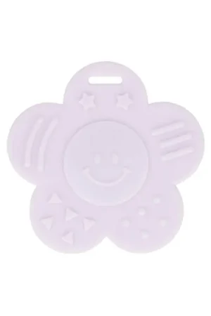 Superprijs BIJTRING BLOEM DICHT 60MM lila