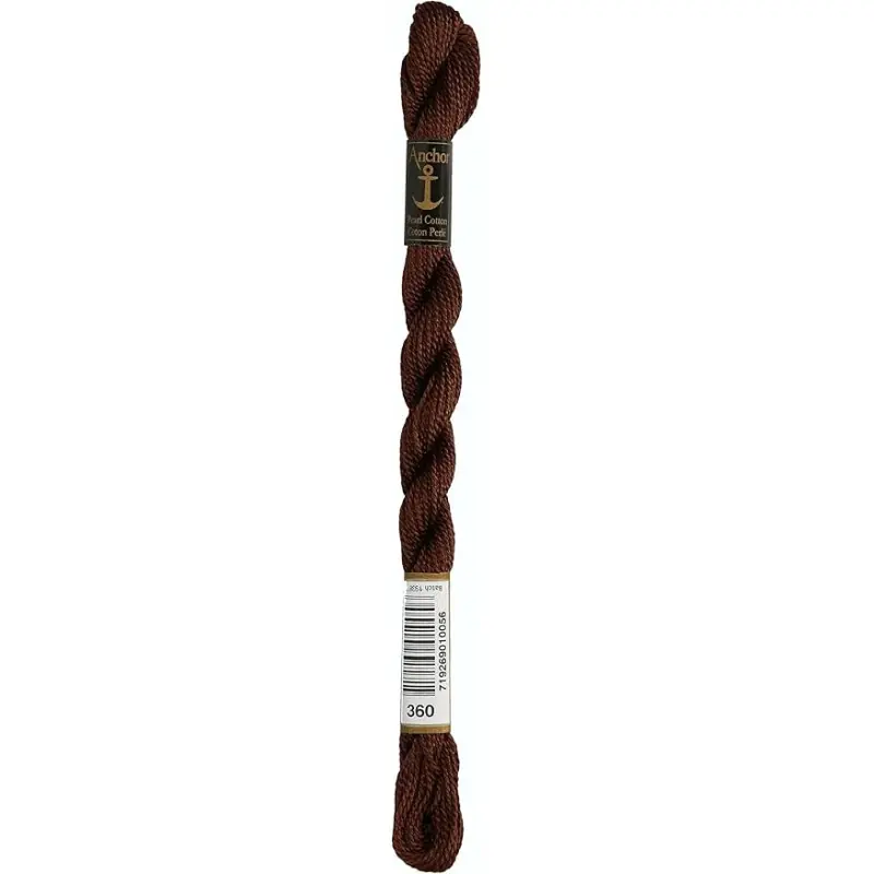 Beperkt Aanbod Anchor Perle 360 koffiebruin borduurgaren 5 gram dikte 5
