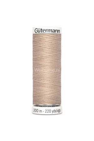 Superprijs Naaigaren 121 beige 200m Gütermann