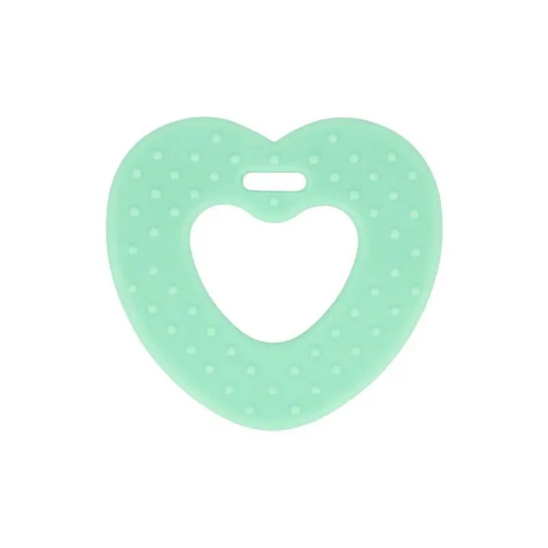 BIJTRING HART MET NOPPEN 65MM mint Direct Verzonden