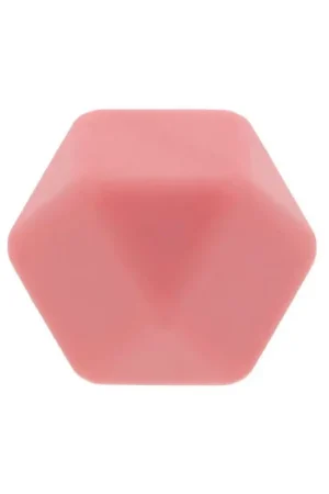 Dagaanbieding SILICONEN KRALEN HEXAGON 14MM roze - 1X5ST - 748