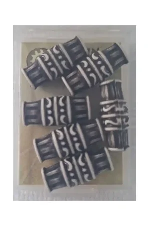 Actieprijs ethnic beads kralen zwart langwerpig 464.003 eb 1044