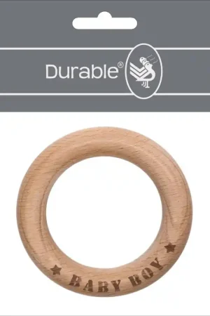 Durable 020.1016 Bijtring beukenhout Baby Boy Snelle Levering