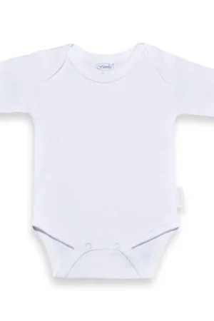 Romper Uni Line wit, 62-68 Premium