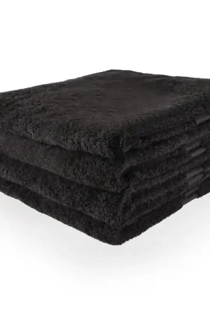 Korting Handdoek 50 x 100 cm antraciet