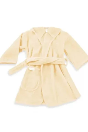 Badjas Uni Line, Sandstone beige 1-2jr Veilige Betaling