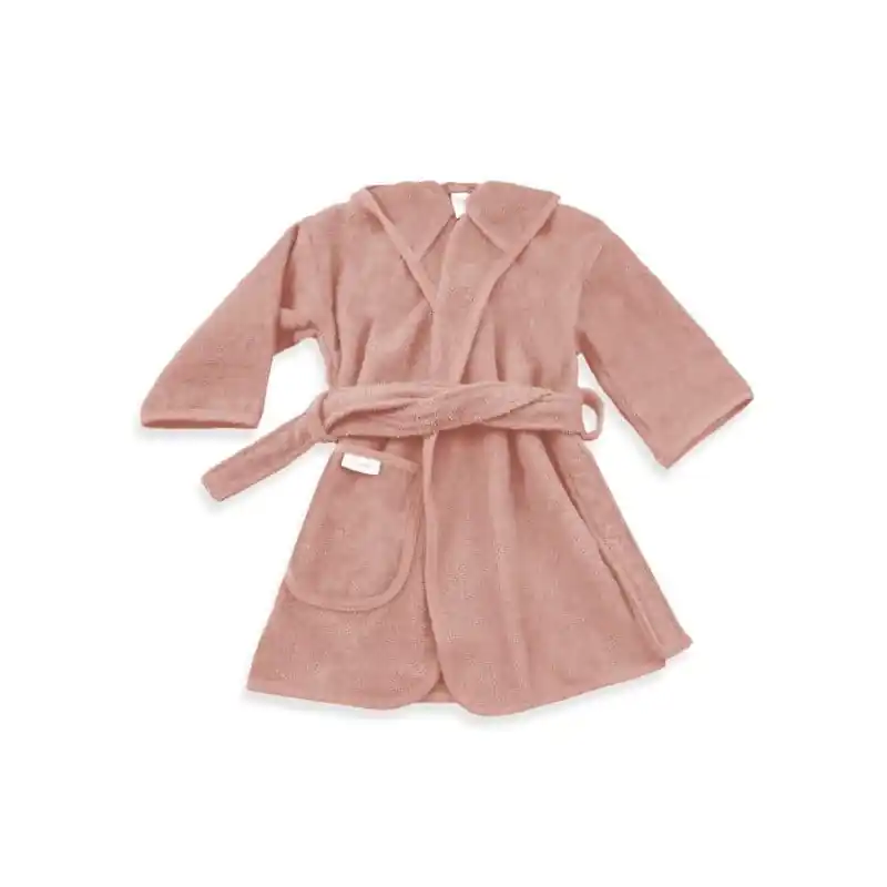 Badjas Uni Line, Sandstone pink 1-2jr Premium