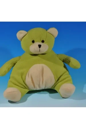 Uitverkoop Beer groen (35 cm) met T-shirt of slab geborduurd