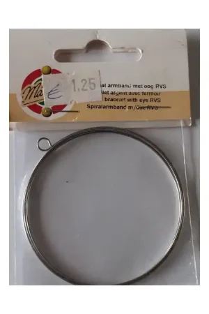 spiraal armband met oog rvs Hoge Kwaliteit