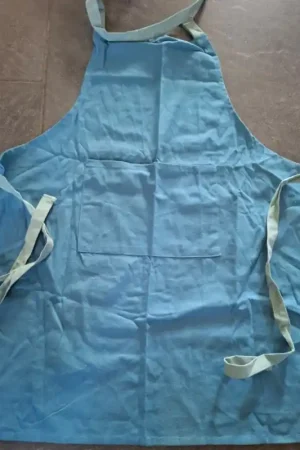 apron keukenschort, blauw Koop Vandaag