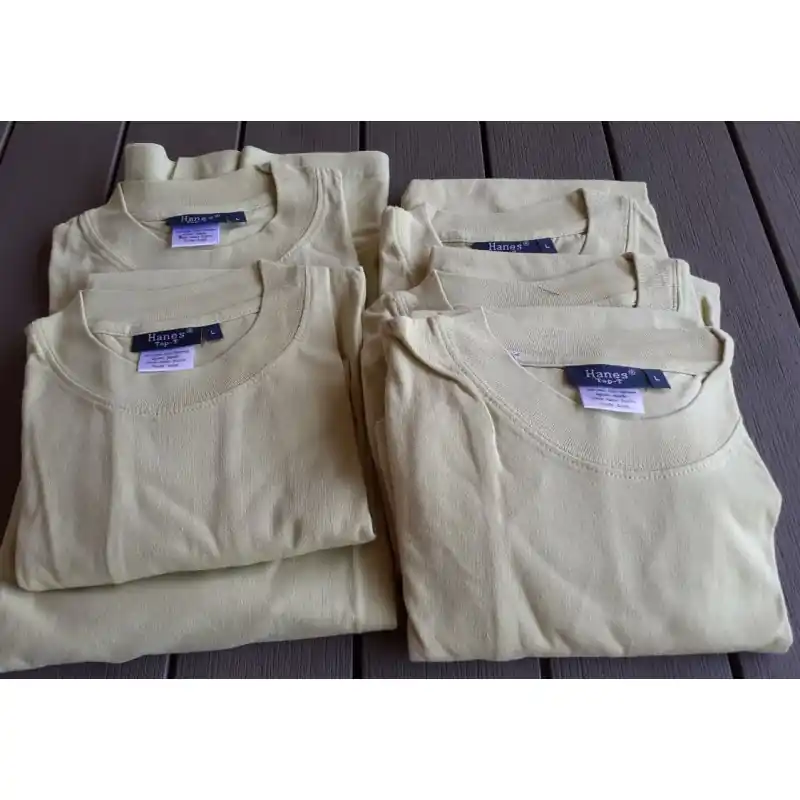 Beste Prijs Set 8. 5 t shirts maat L unisex zacht groen