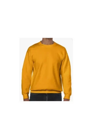 Beperkt Aanbod Gildan Heavyweight sweater m geel