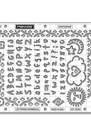 Voordeelprijs fiskars shapeboss 5622 alfabeth