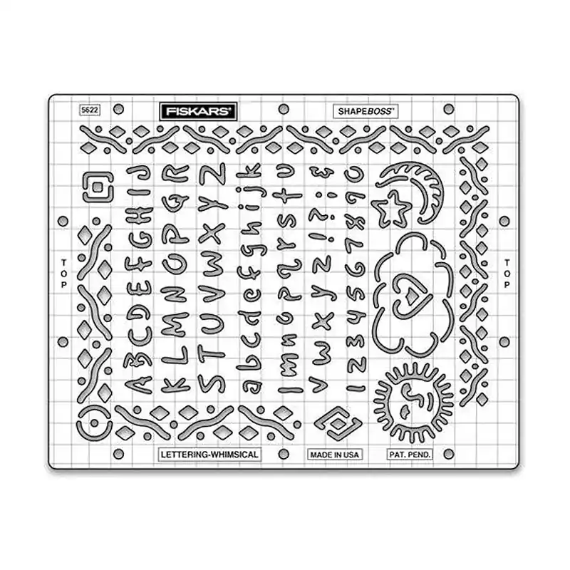 Voordeelprijs fiskars shapeboss 5622 alfabeth