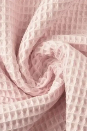 Wafel Katoen Lichtroze Exclusieve Aanbieding