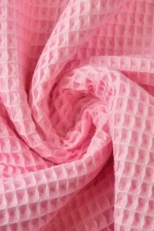 Wafel Katoen Roze Dagaanbieding