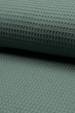 Wafel Katoen Dusty Donkermint Direct Beschikbaar