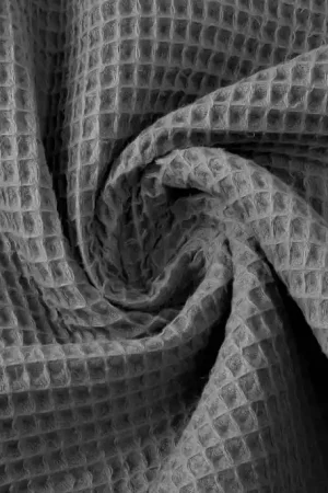 Wafel Katoen Donkergrijs Lage Kosten