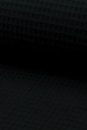 Wafel Katoen Zwart Meest Verkocht