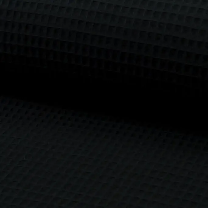 Wafel Katoen Zwart Meest Verkocht