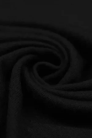 100% Merino Wol Zwart Fabrieksprijs