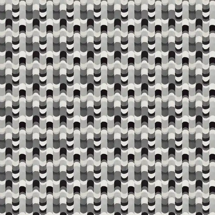 Zware Katoen \\"Castillo\\" Zwart\\/Wit Beste Prijs