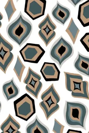 Viscose Twill Figuren Mix Superprijs