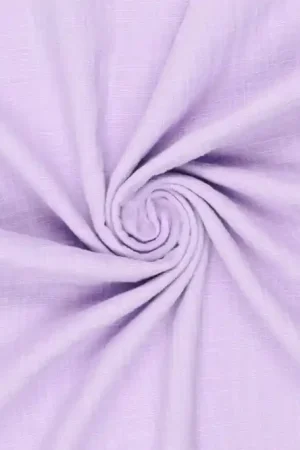 Voordeelprijs Hydrofiel Katoen Linnenstructuur Licht Paars