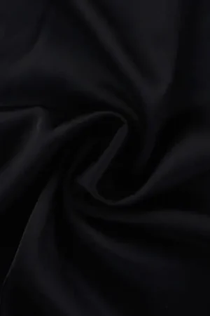 Viscose Satijn Zwart Weekendaanbieding