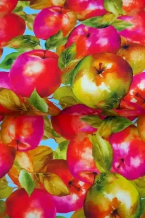 Viscose Jersey Apple Orchard Flitsaanbieding