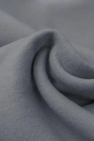 Weekendaanbieding Double Face Polyester 'Wool Touch' Grijs