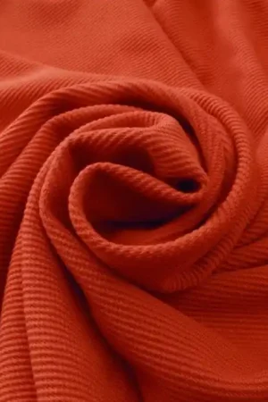 Viscose\\/Polyester Jersey Oranje Lage Prijs