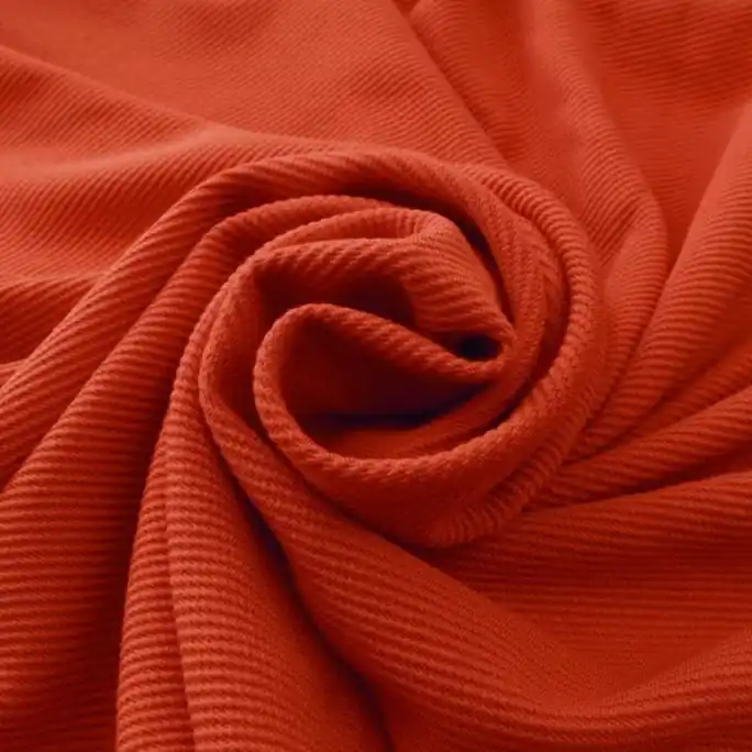Viscose\\/Polyester Jersey Oranje Lage Prijs