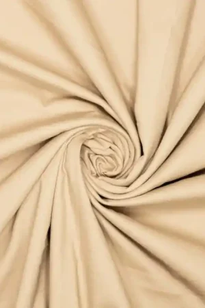 Voordeelprijs Katoen Met Peach Finish Beige