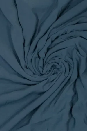 Viscose Polyester \\"Cupro Touch\\" Blauw Must-Have