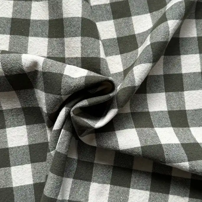 Zware Katoen Ruit Kaki Beste Prijs