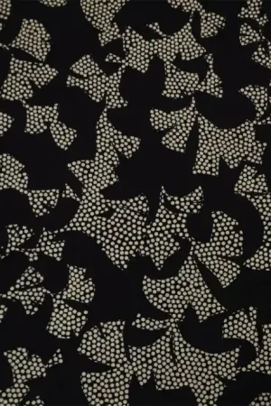 Viscose Stippen Abstract Zwart Merkproduct