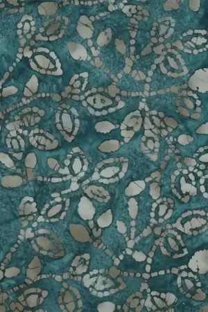 Weekendaanbieding Katoen Batik Donker Petrol