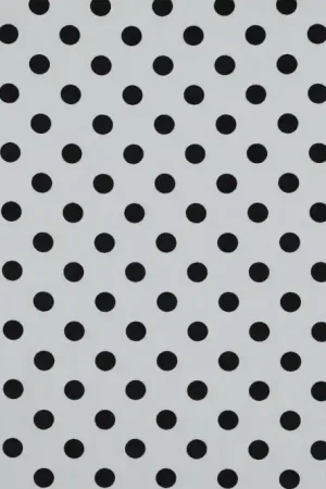 Viscose Radiance Stippen Wit Actieprijs