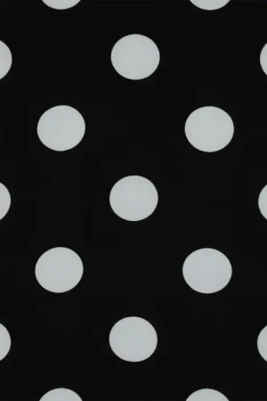 Viscose Radiance Stippen Groot Zwart Bestel Nu
