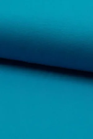 Viscose Tricot de luxe aqua blauw Korting