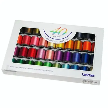 Lage Kosten Brother borduurgarenset 40 stuks