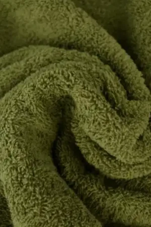 Badstof – Mosgroen Koopje